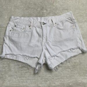 Rag & Bone Women's White Cutoff Shorts Size 31